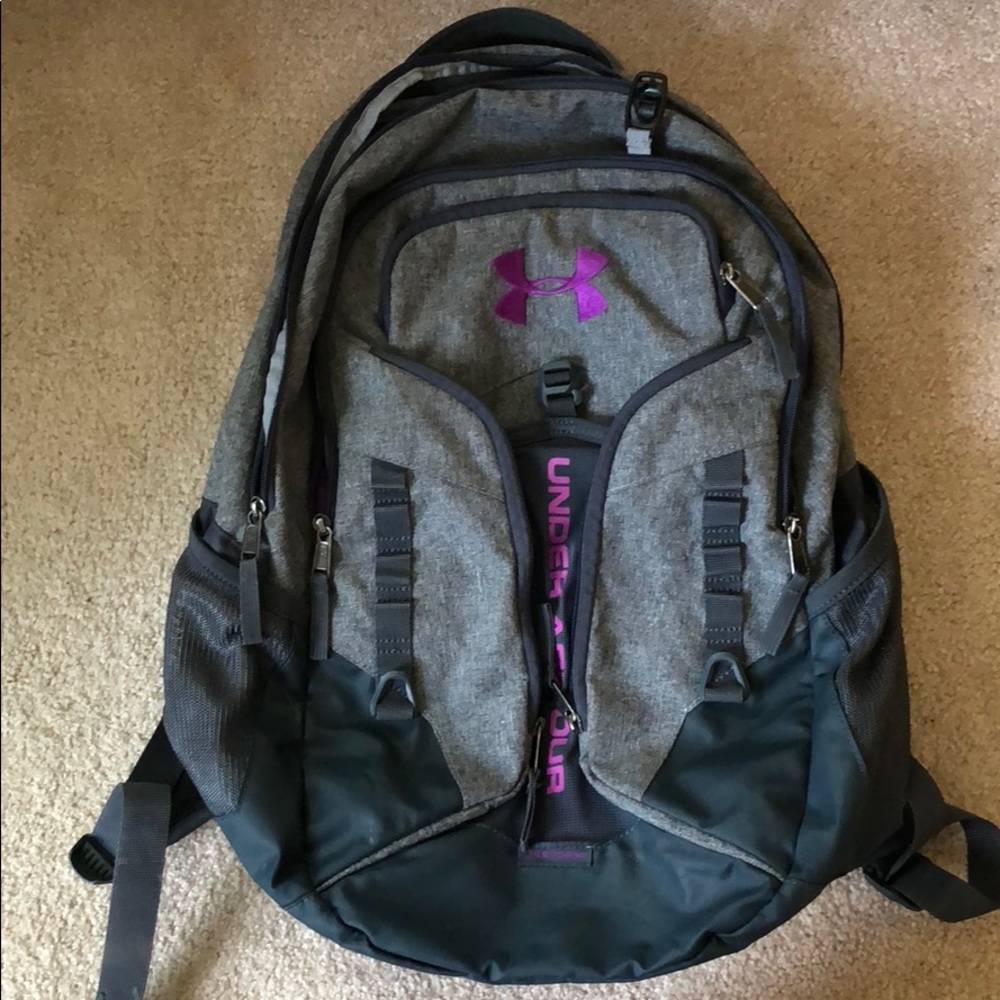 Grey Under Armour backpack